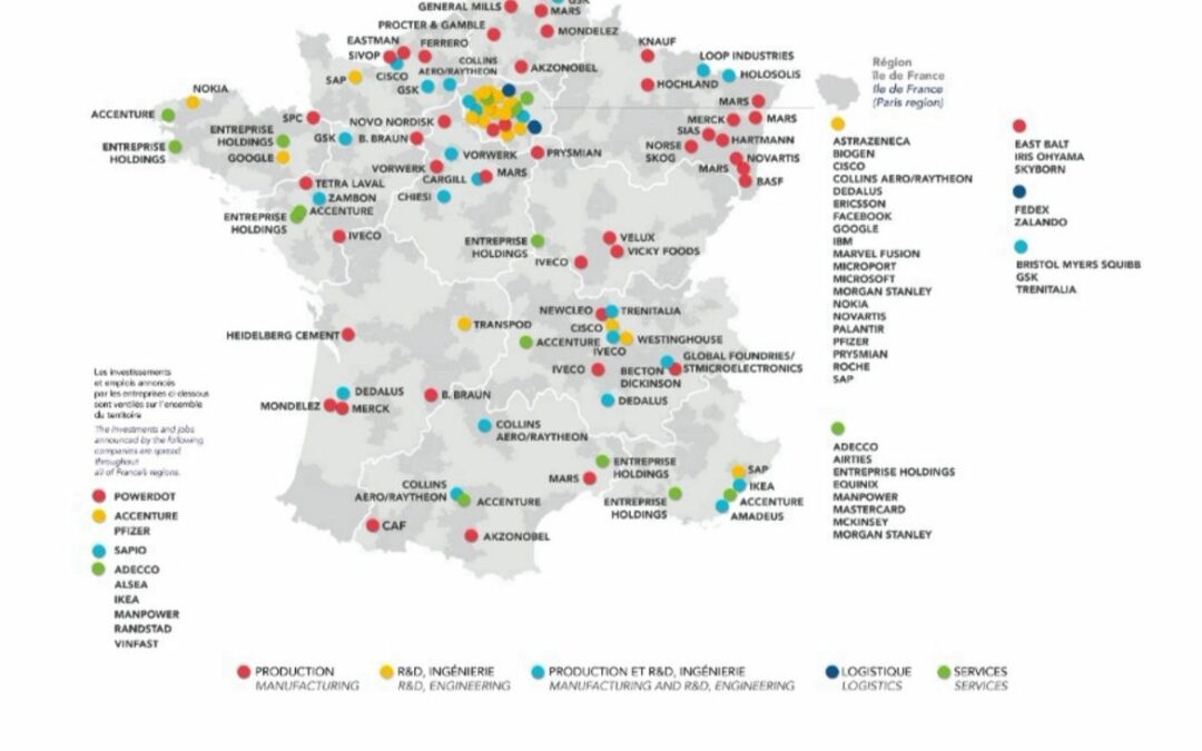 Choose France : 10 investissements industriels pour la région