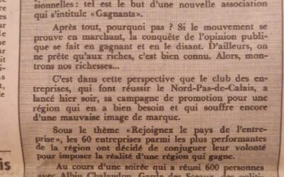 Le Club Gagnants – article d’archives